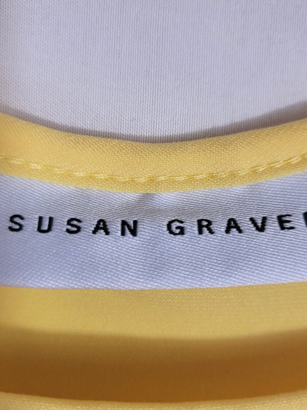 Susan Graver Woman's Tank Top Size 1X Yellow - Picture 4 of 7